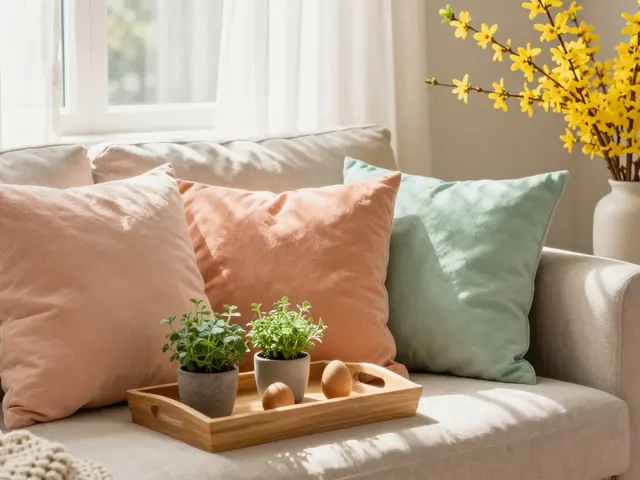 Wohnzimmer saisonal dekorieren: Praktische Ideen für Frühling, Herbst und Winter