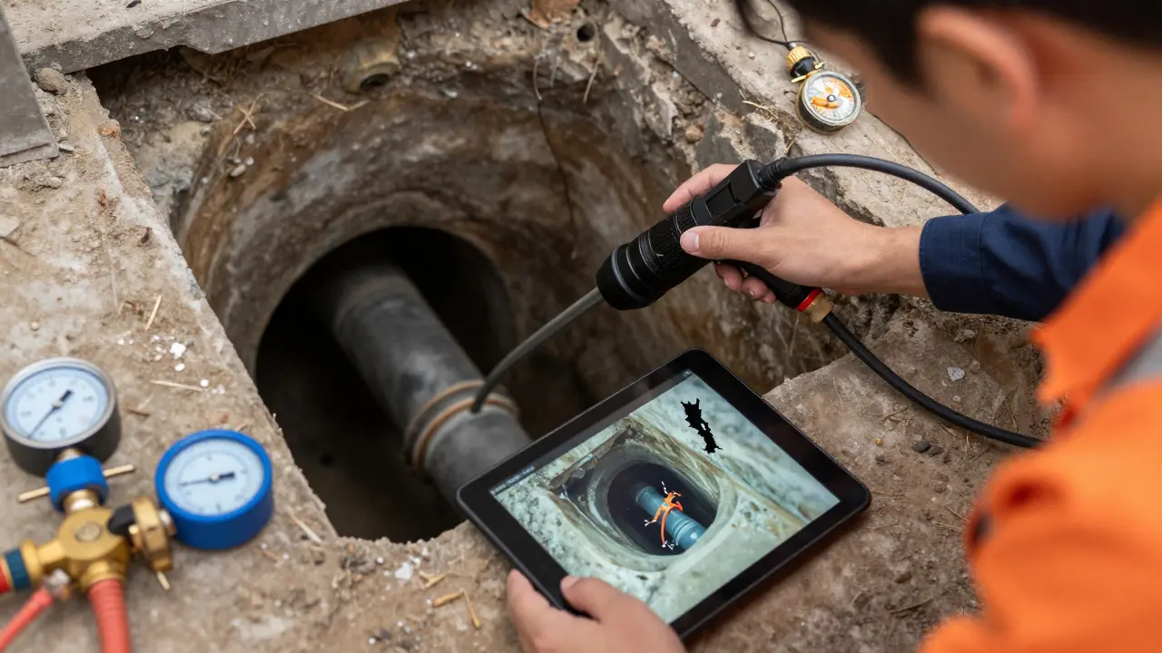 Dichtheitsprüfung an Abwasserleitungen: Die wichtigsten Verfahren und Fristen im Überblick