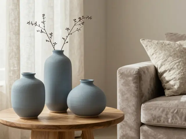 Accessoires für das Wohnzimmer: Vasen, Kissen und Deko richtig kombinieren