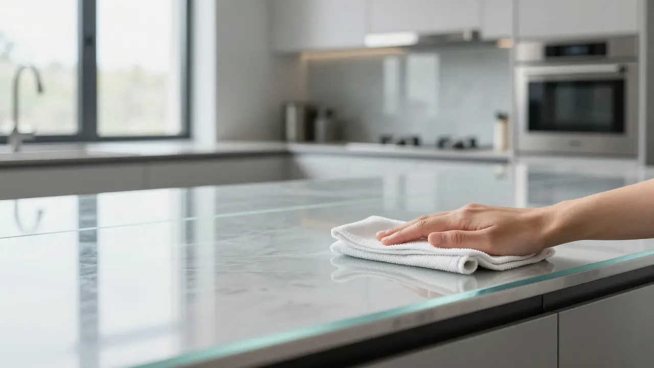 Rückwand in der Küche aus Glas: Montage, Pflege und Kosten im Überblick