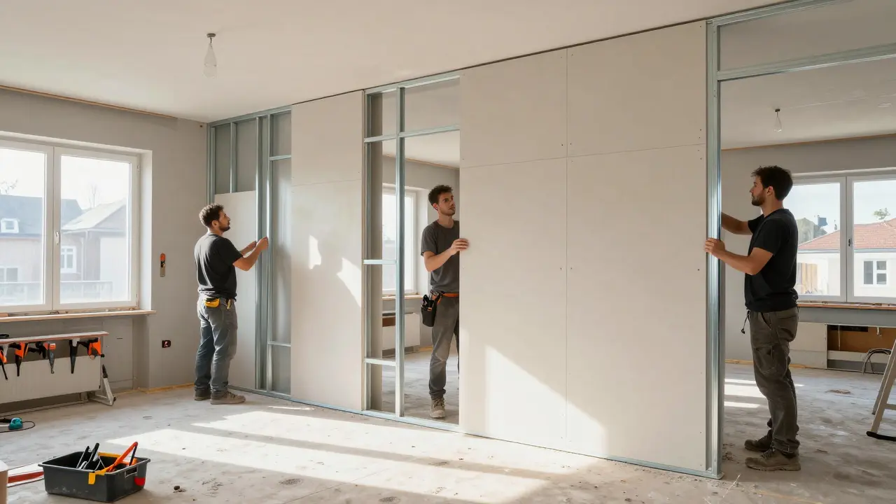 Trockenbau-Baustoffe: Die besten Materialien für Innenausbau und Renovierung