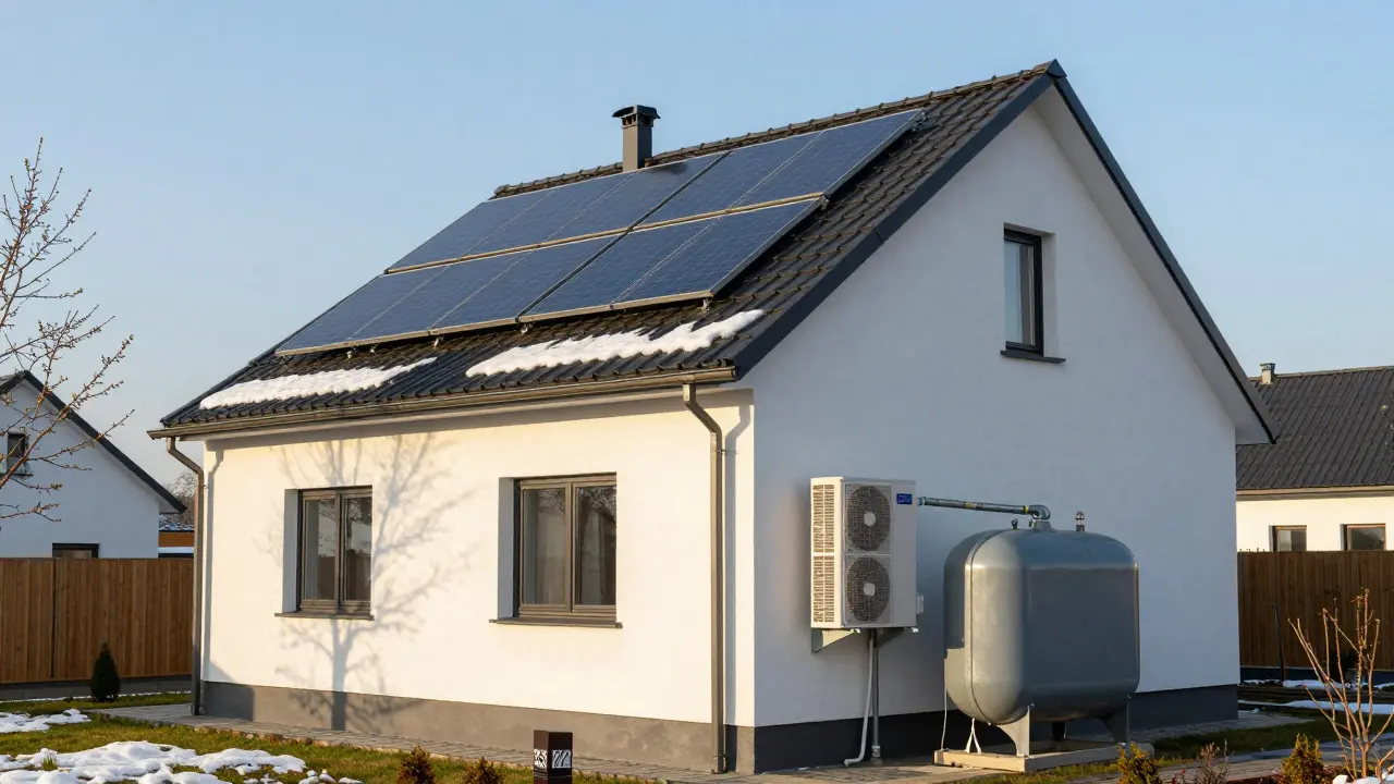 Hybridheizung kombinieren: Wärmepumpe, Gas und Solarthermie - So funktioniert’s in 2026