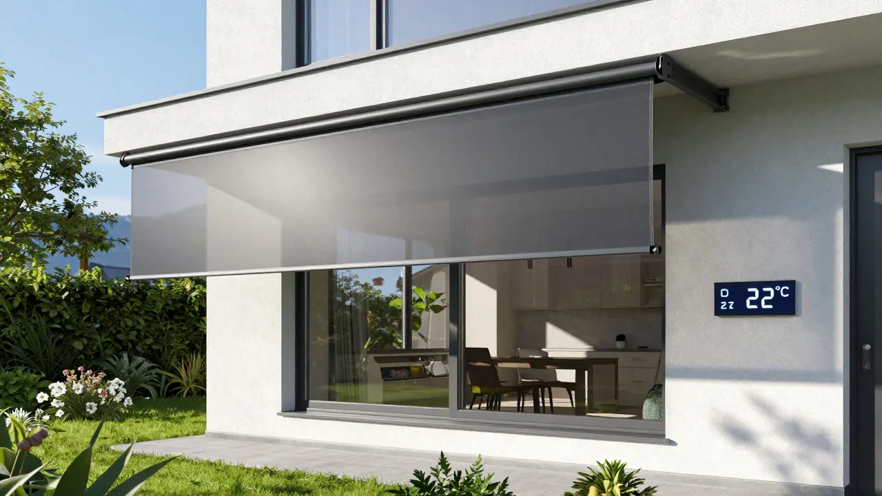 Sonnenschutz am Fenster: Markisen, Screens und Innenrollos im Vergleich