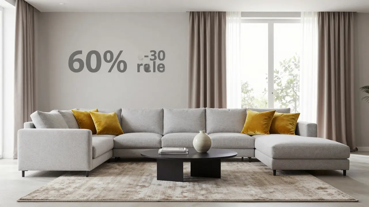 Akzentfarben im Wohnzimmer: So setzen Sie gezielte Farbakzente richtig