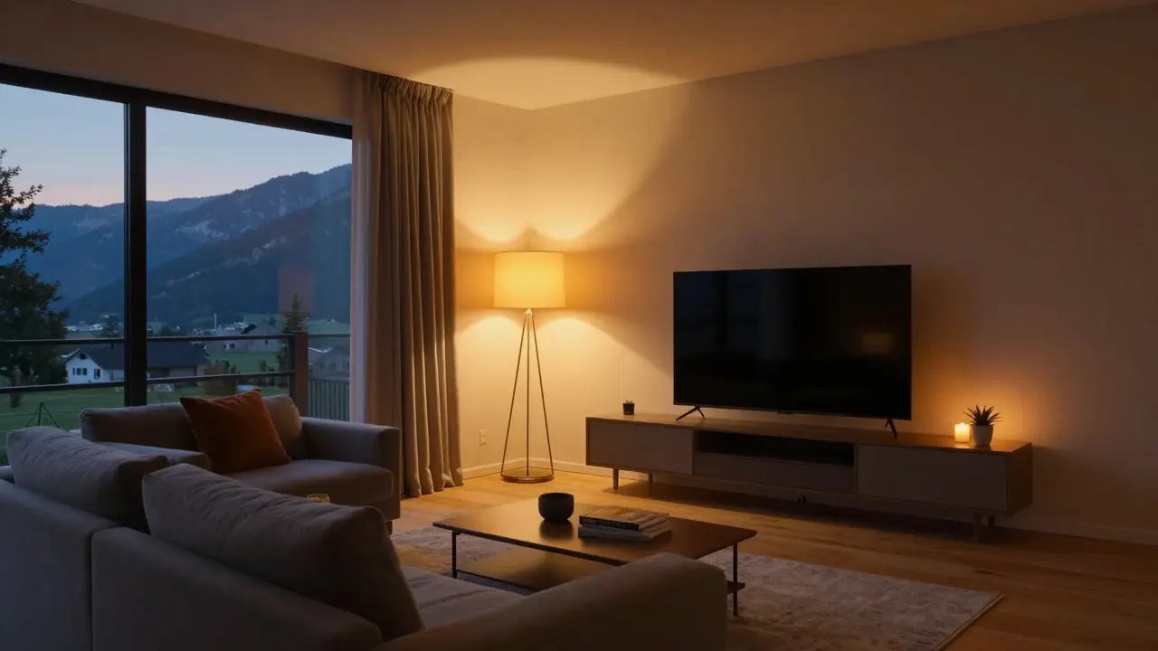 Lichtszene fürs Wohnzimmer: So kombinieren Sie Komfort und Energie sparen