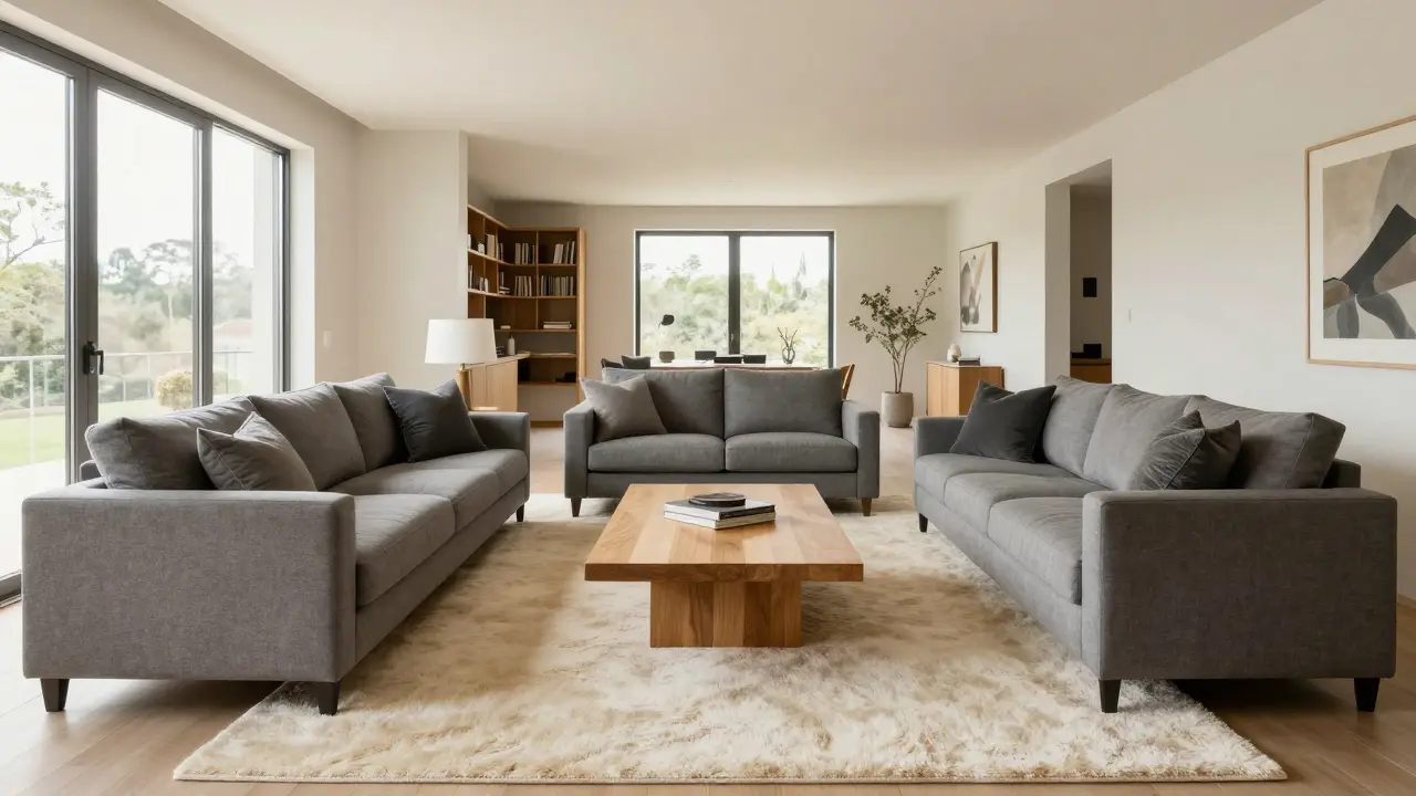 Zwei Sofas im Wohnzimmer: Paralleles Layout vs. Ecklösung