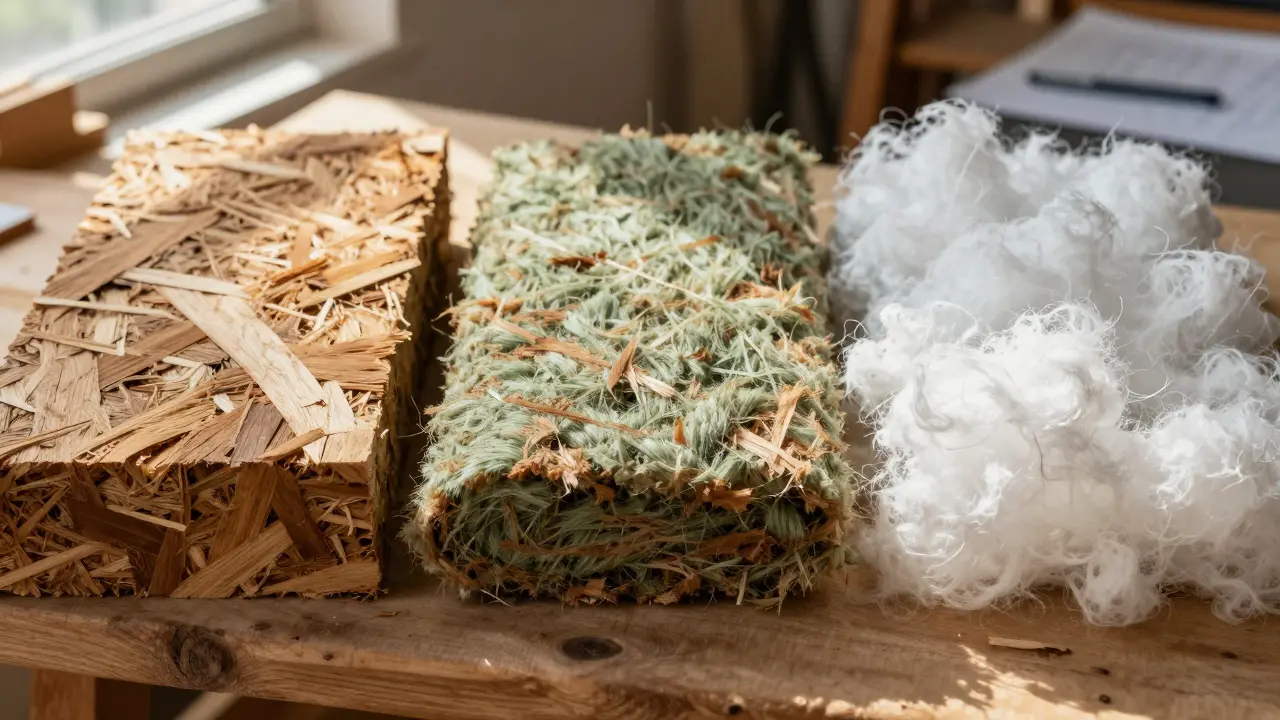 Naturdämmstoffe im Vergleich: Holzfaser, Hanf und Zellulose - Welches Material passt zu Ihrem Haus?