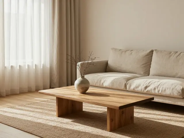 Japandi-Wohnzimmer gestalten: Minimalismus trifft warme Naturmaterialien