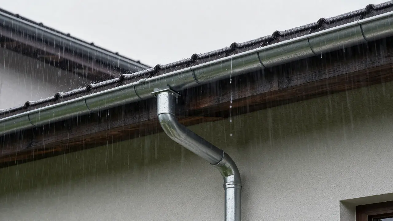 Dachentwässerung richtig planen: Regenrinnen und Fallrohre am Haus