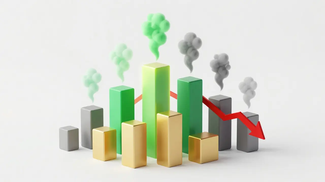 Illustration: Niedrige CO2-Emissionen steigern Immobilienwert