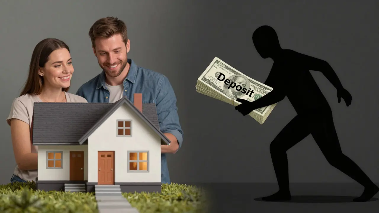 Konzeptionelle Darstellung von Finanzrisiken beim Immobilienkauf