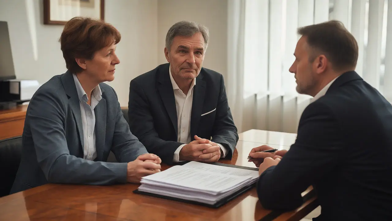 Beratung beim Notar zur Immobilienschenkung