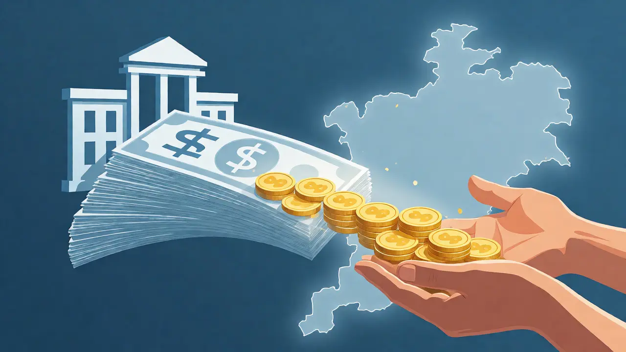 Konzeptdarstellung der jährlichen Fördergeld-Rückzahlung